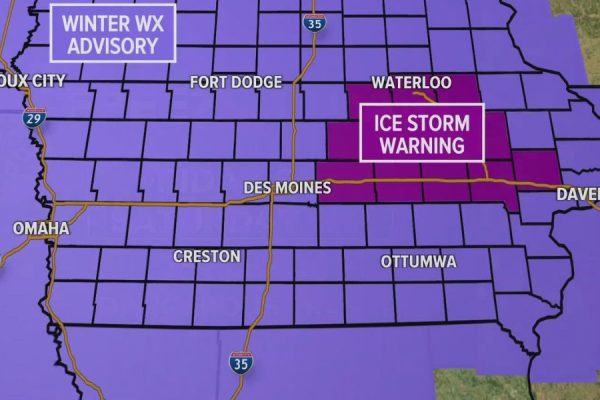 Southeast Iowa and Northeast Missouri on Alert as Ice Storm Warning Issued by NWS