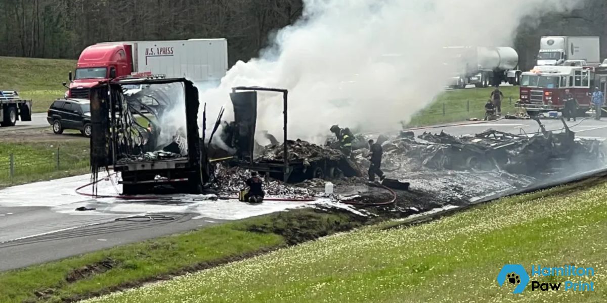 Fatal Crash on I-20 Involving 18-wheeler Leaves Driver Dead After Car Engulfed in Flames, Police Investigate Speeding