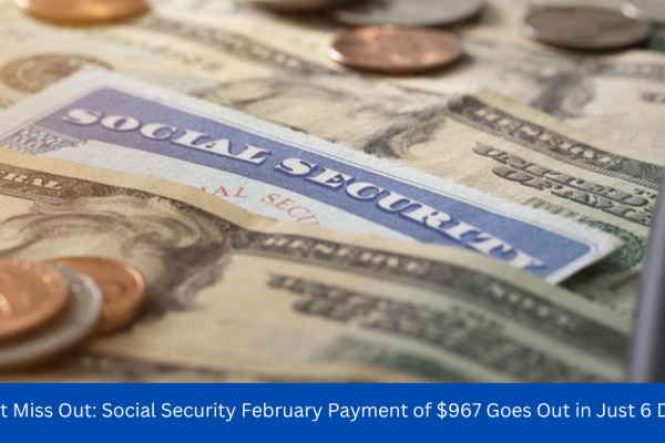 Don’t Miss Out: Social Security February Payment of $967 Goes Out in Just 6 Days