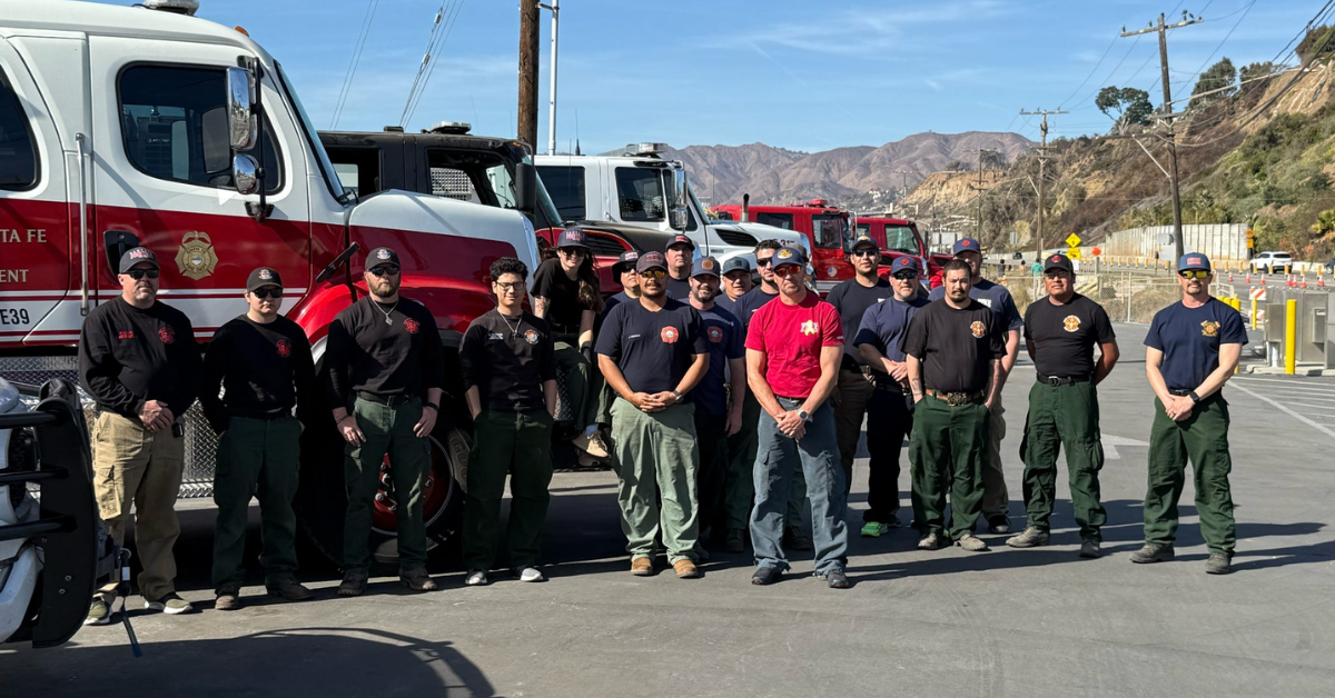 New Mexico Firefighters Return After Helping Fight Devastating California Wildfires