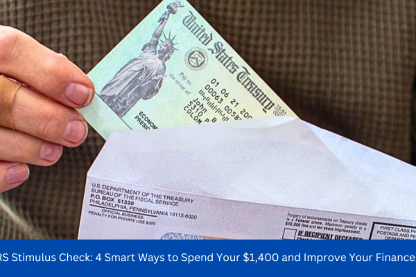 IRS Stimulus Check: 4 Smart Ways to Spend Your $1,400 and Improve Your Finances!