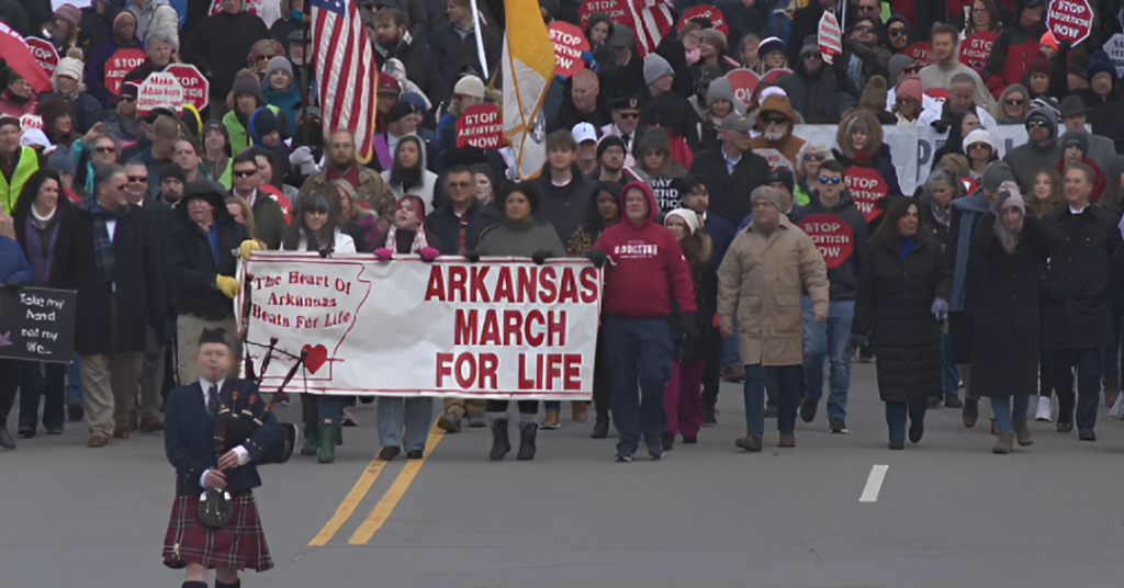 47th Annual March for Life in Arkansas Unites Pro-Life Advocates Against Abortion