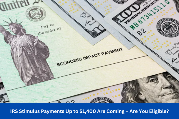 IRS Stimulus Payments Up to $1,400 Are Coming – Are You Eligible?