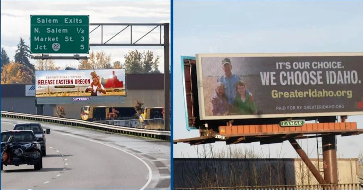 Eastern Oregon’s Push for Change: Free Eastern Oregon' Billboards Demand Attention