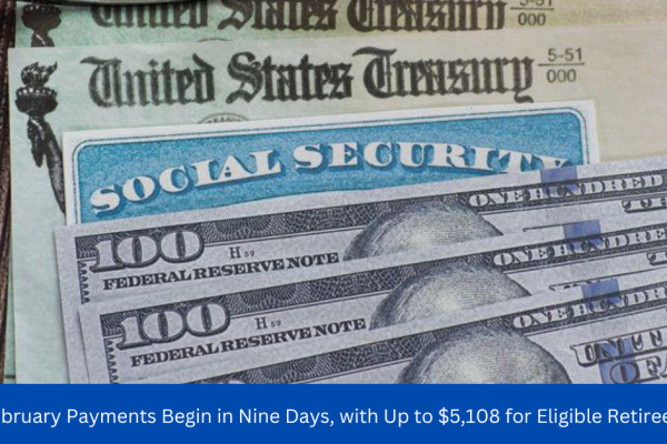 February Payments Begin in Nine Days, with Up to $5,108 for Eligible Retirees!