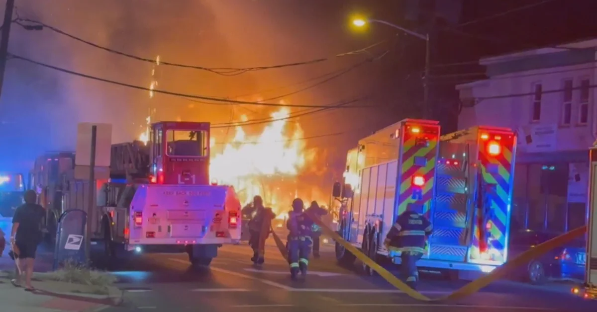 Trenton Blaze Leaves 1 Dead, 22 Families Homeless After Seven Homes Destroyed