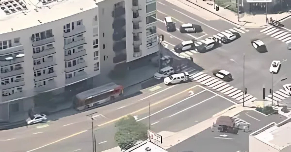 Man Possibly Armed with Gun Sparks Alarm at Los Angeles Bus Stop Near Mini-Mart